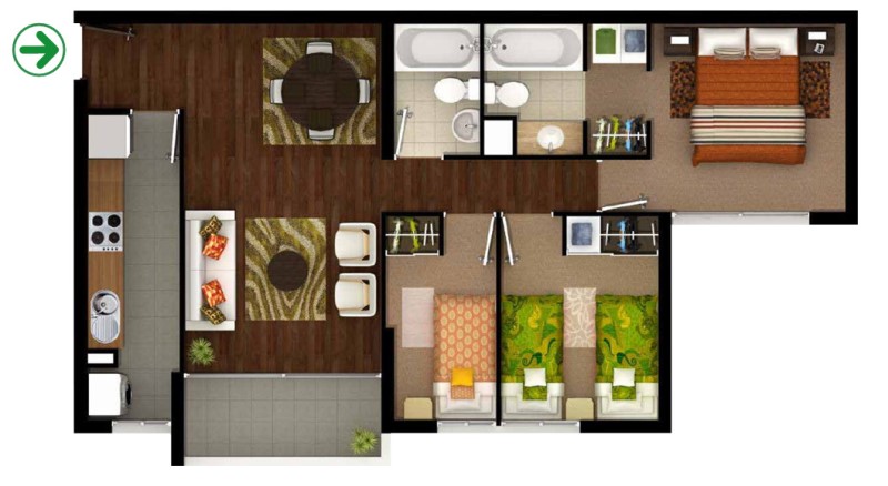 CONDOMINIO PARQUE COSTANERA, AZUFRE 23, TORRE A...&nbsp; &nbsp; &nbsp; 